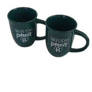 "There is no Planet B" Tea Coffee Mugs Conservation Recycling Environment
